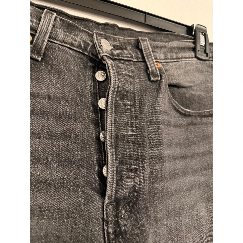 Levis Premium 501‎ Skinny Mens Faded Black Denim Jeans 29502-0063 W29 L30